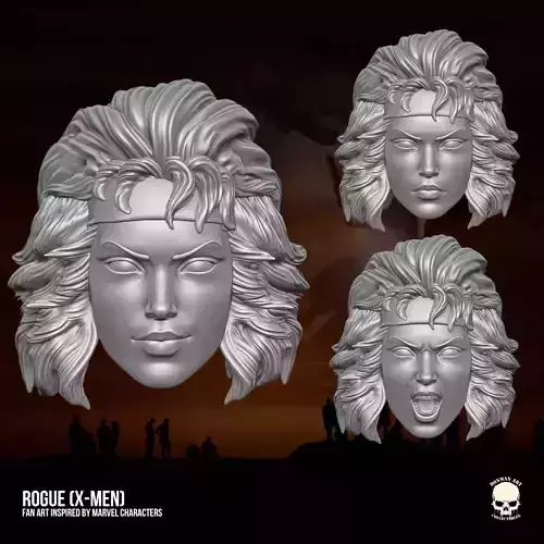 Rogue Fan Art collection 3D printable File For Action Figures