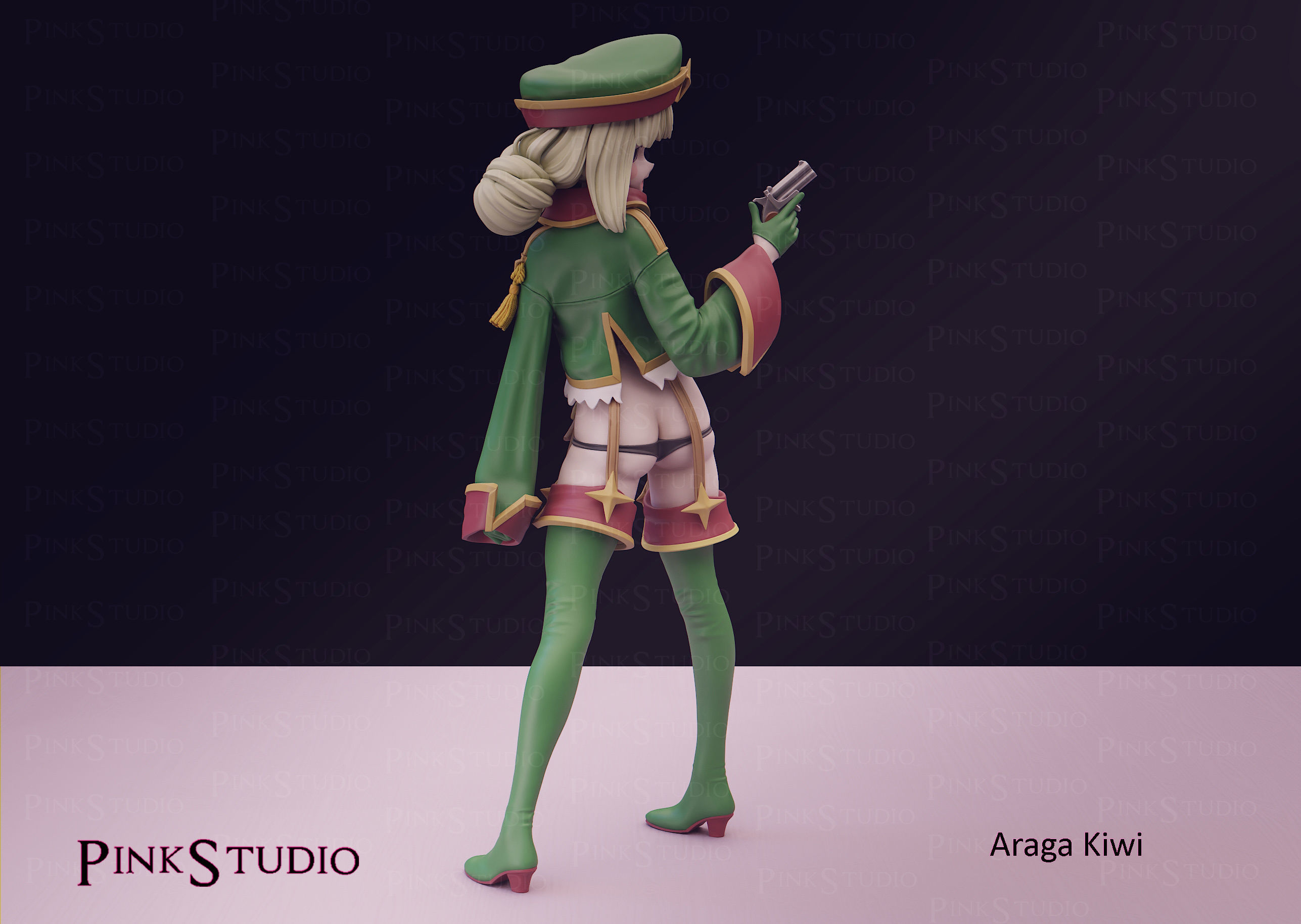 Gushing over Magical Girls - Araga kiwi 3D print model_2