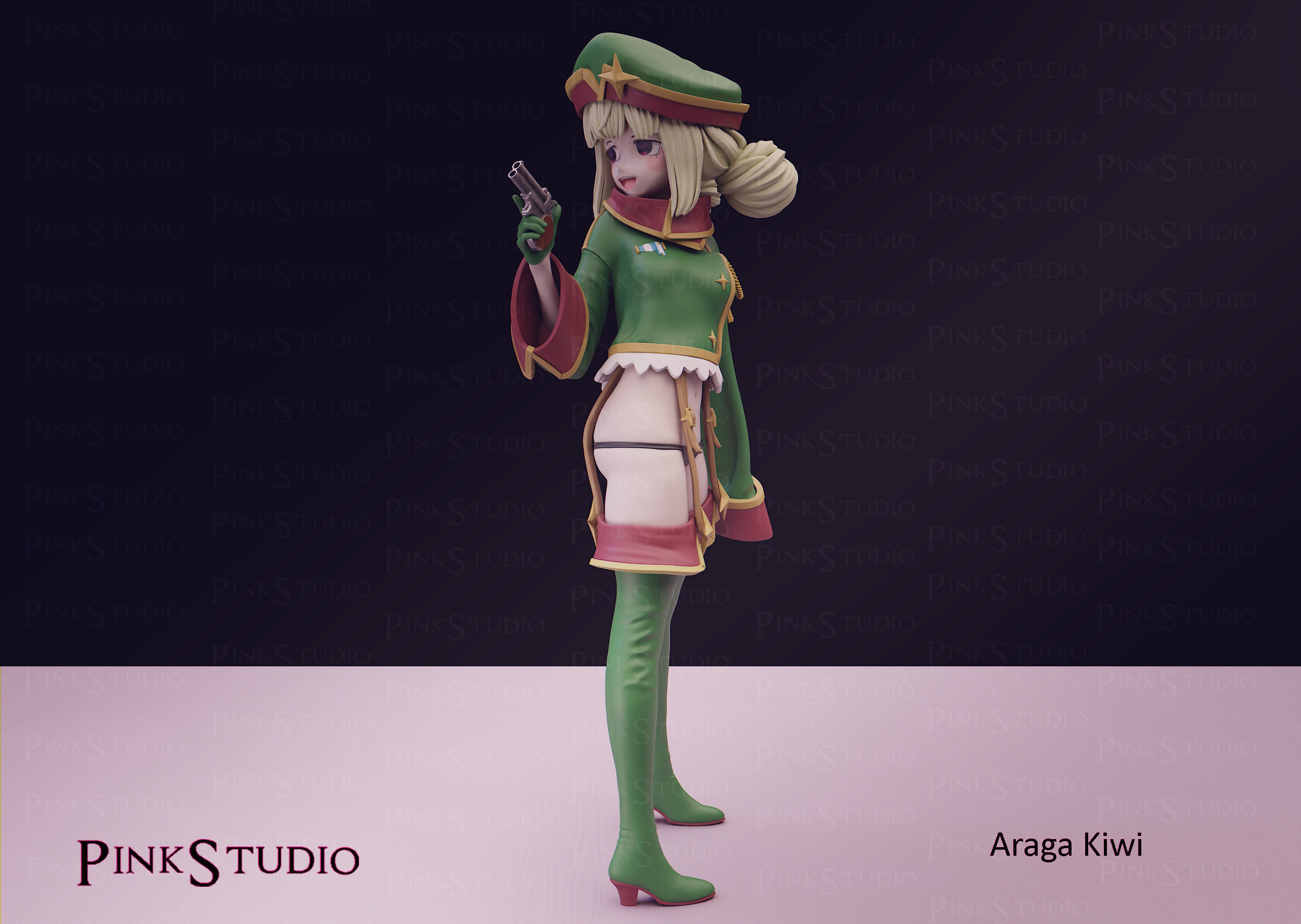 Gushing over Magical Girls - Araga kiwi 3D print model_7