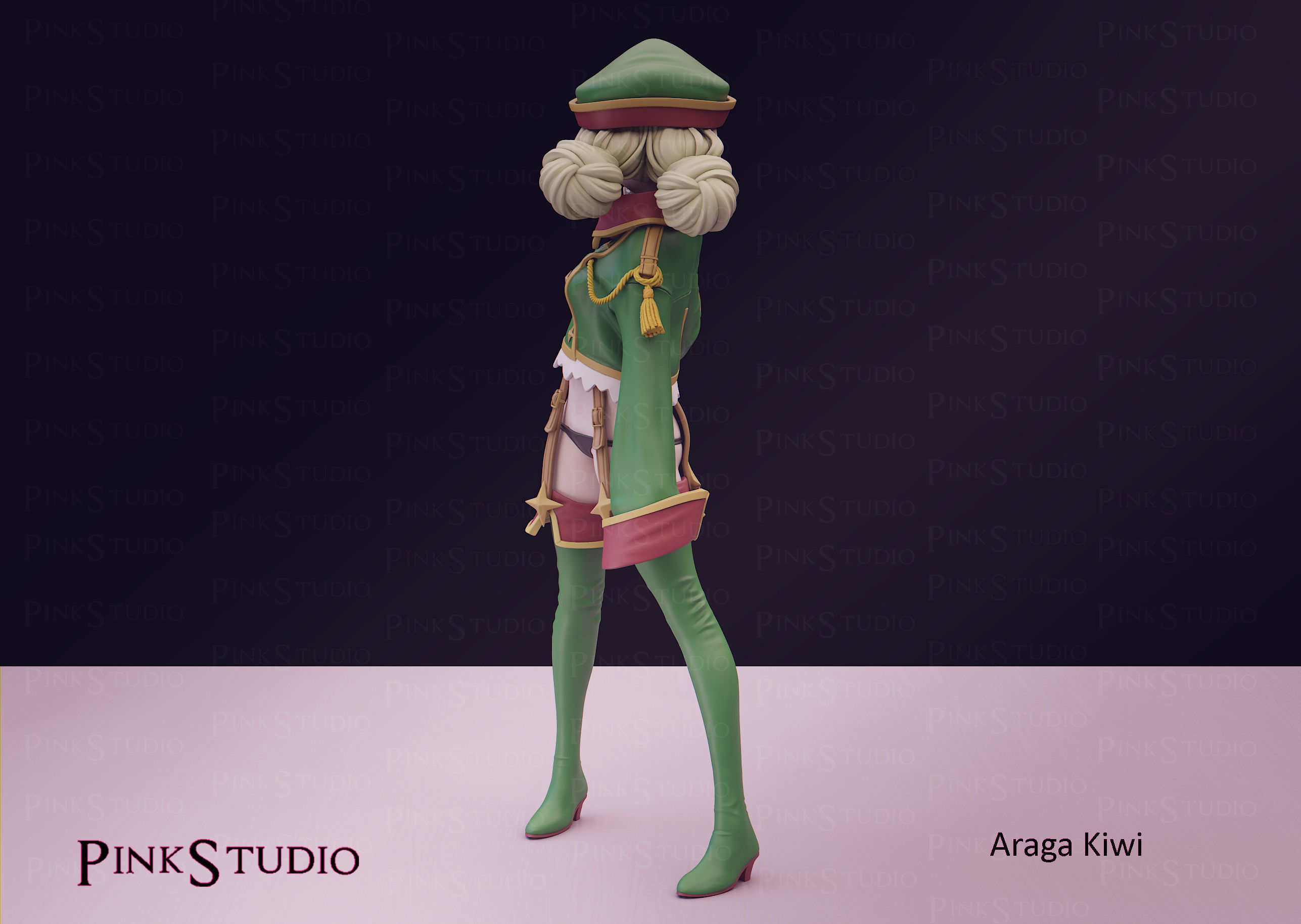 Gushing over Magical Girls - Araga kiwi 3D print model_4