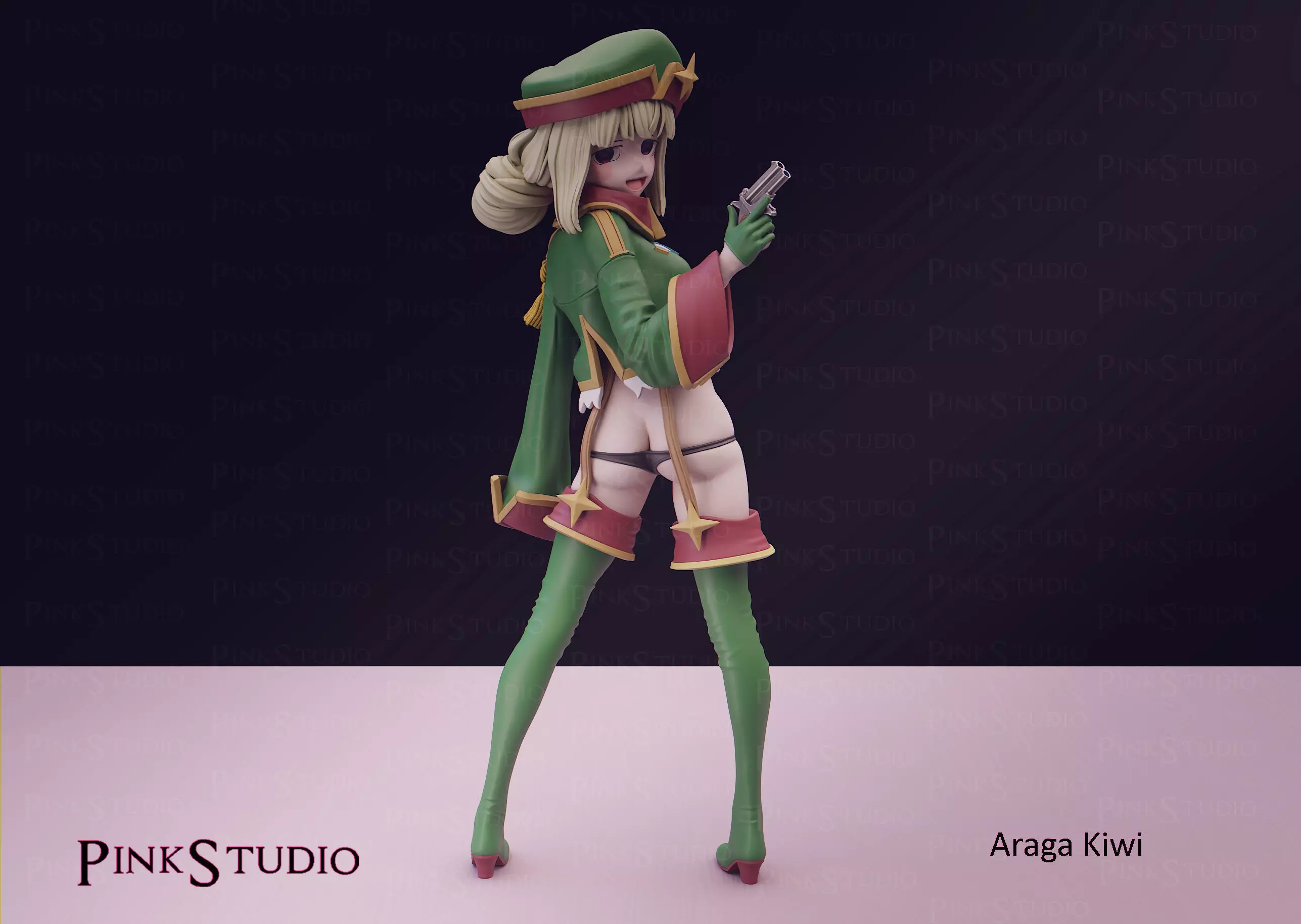 Gushing over Magical Girls - Araga kiwi 3D print model_0