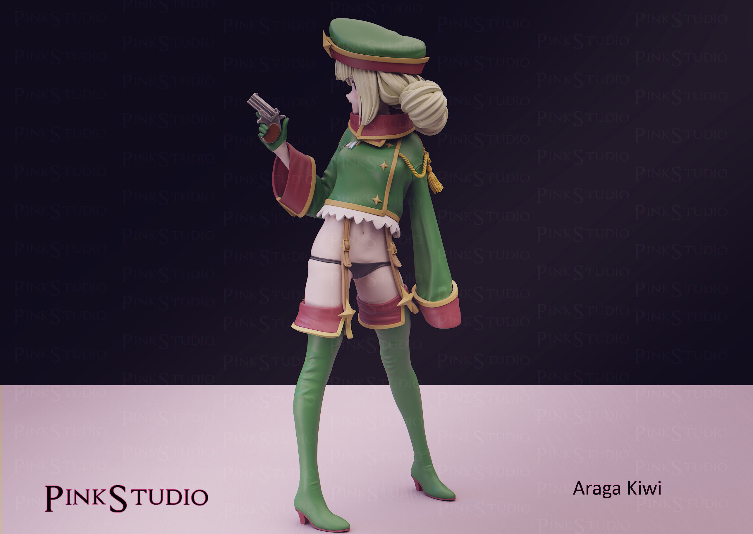 Gushing over Magical Girls - Araga kiwi 3D print model_6