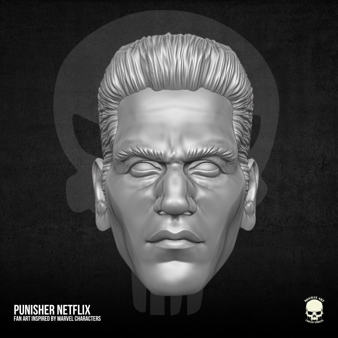 Punisher Netflix 3D printable File For Action Figures 3D print model_17