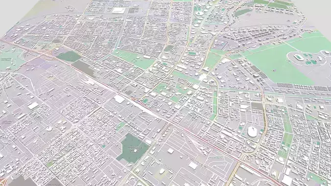 Cityscape Ashgabat Turkmenistan