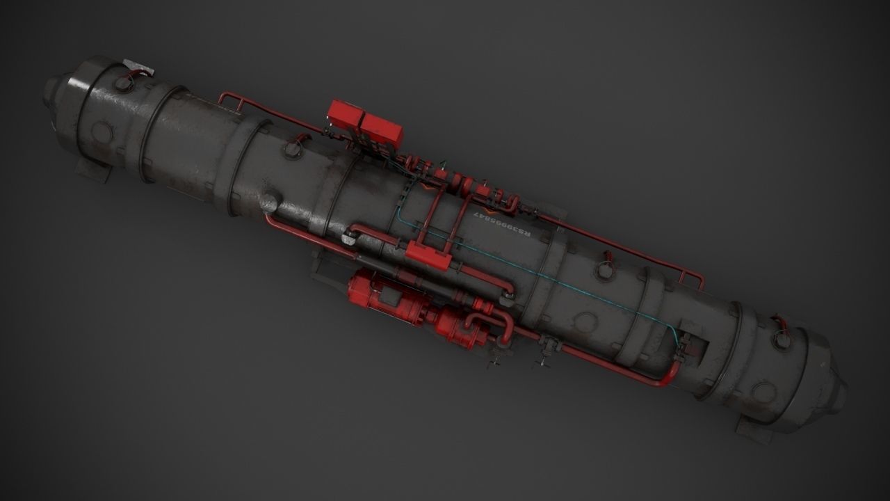 Machinery device 3D model_10