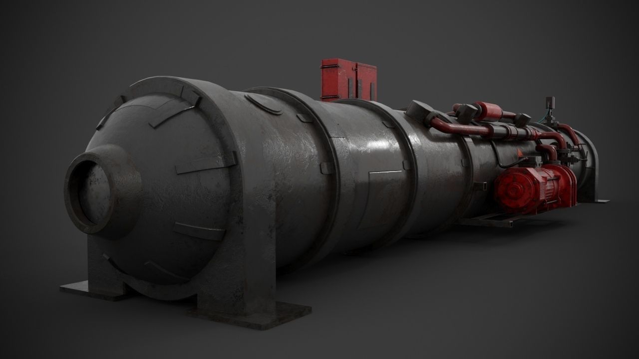 Machinery device 3D model_5