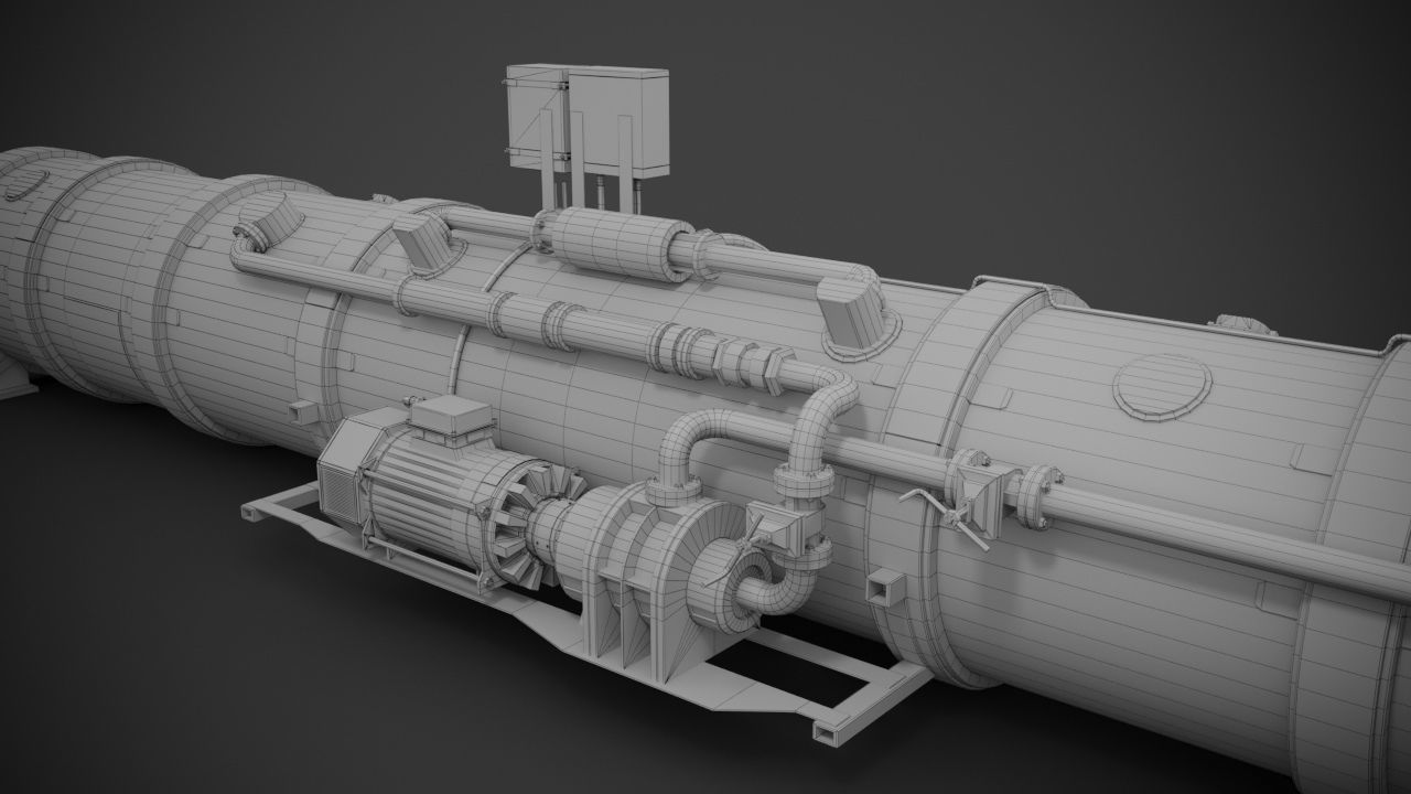 Machinery device 3D model_16
