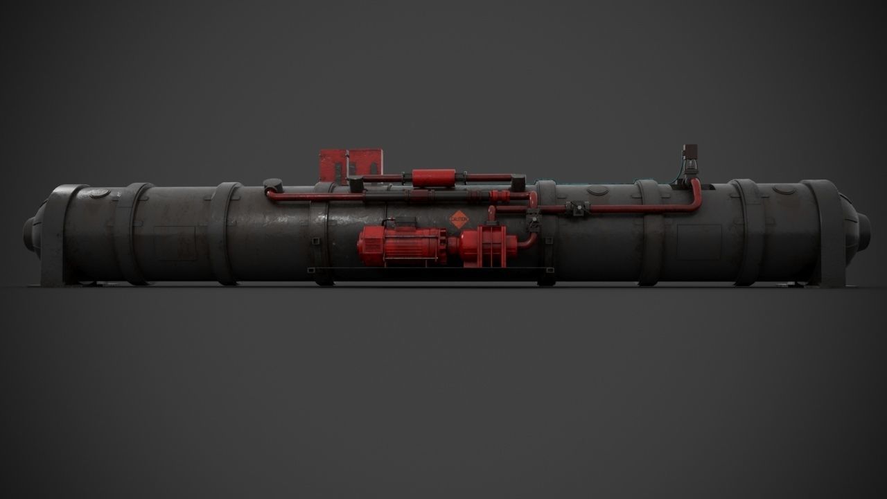 Machinery device 3D model_9