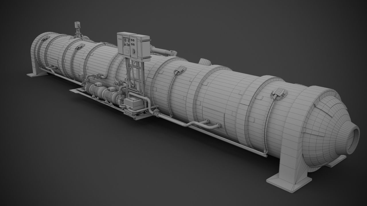 Machinery device 3D model_15