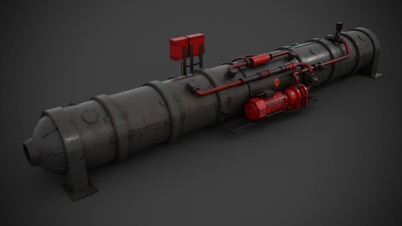 Machinery device 3D model_6