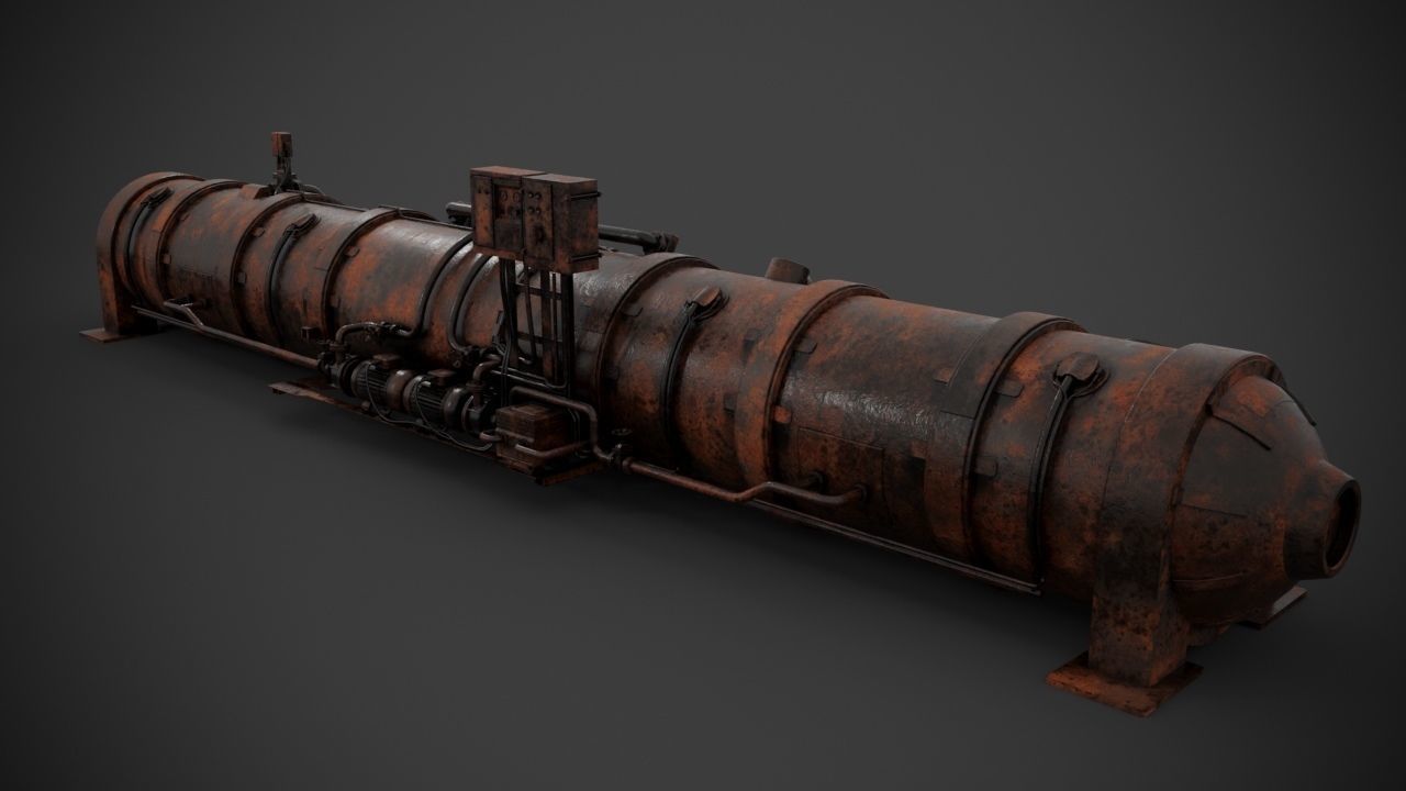 Machinery device 3D model_11