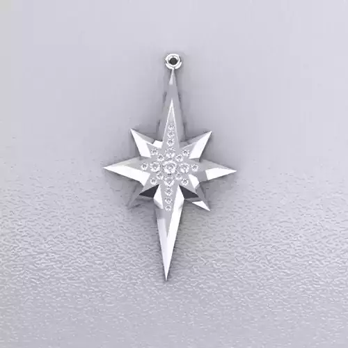 Comet star pendant