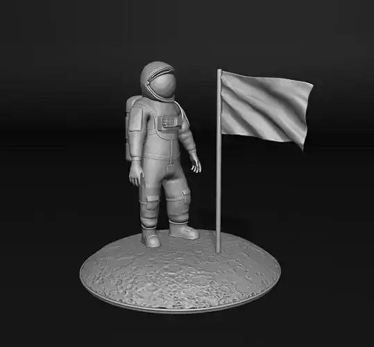 Astronaut  - Man On The Moon 3D print model