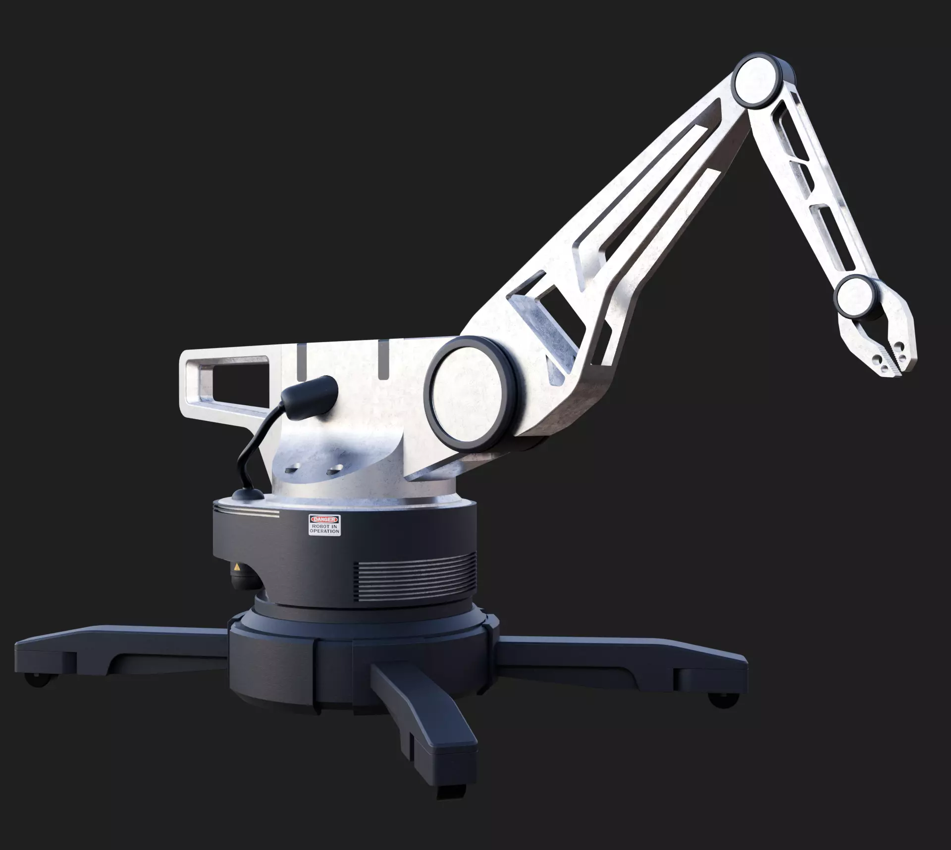 Industrial Robotic Arm 3D model_0