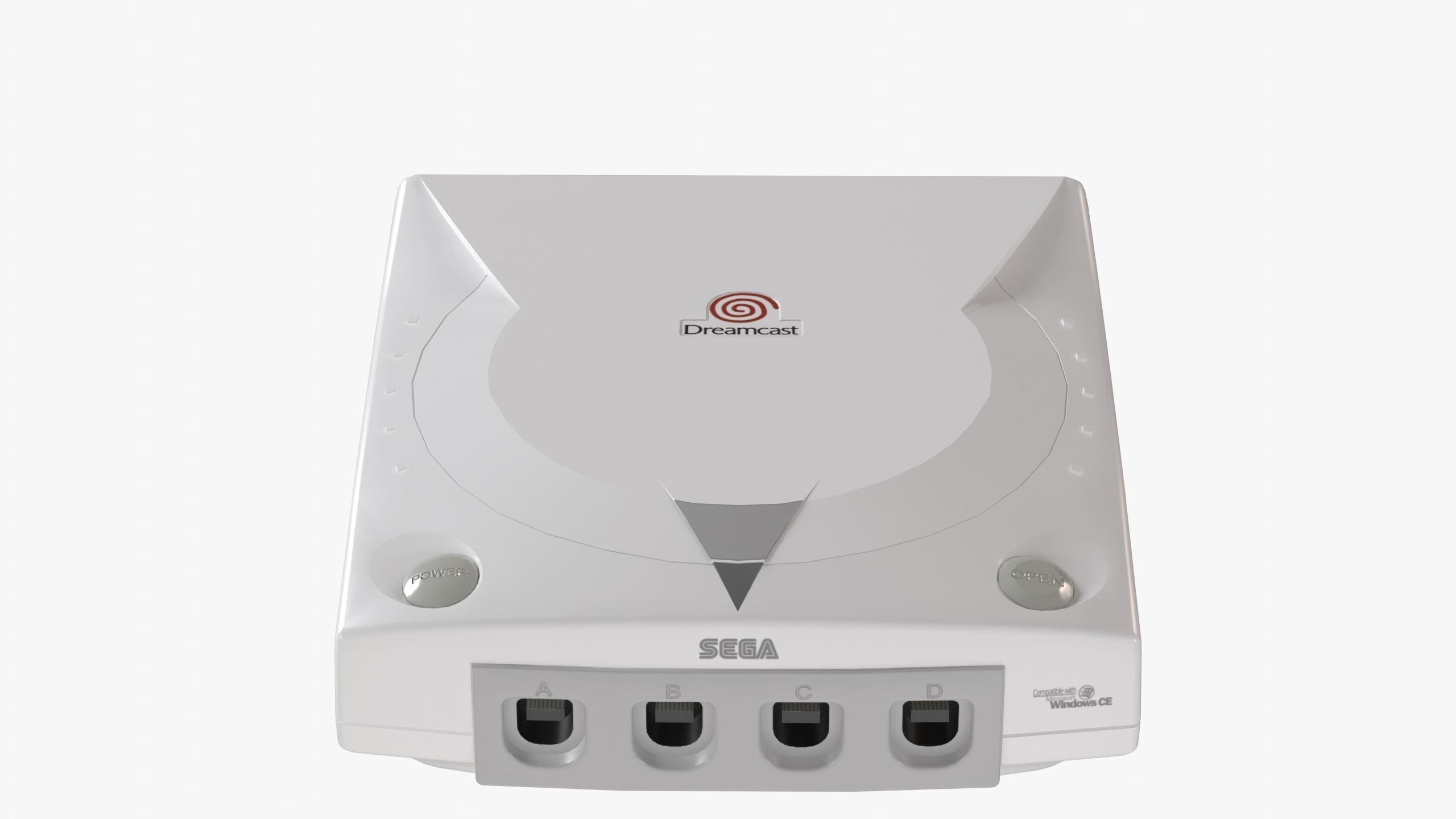 Sega Dreamcast Low-poly 3D model_7