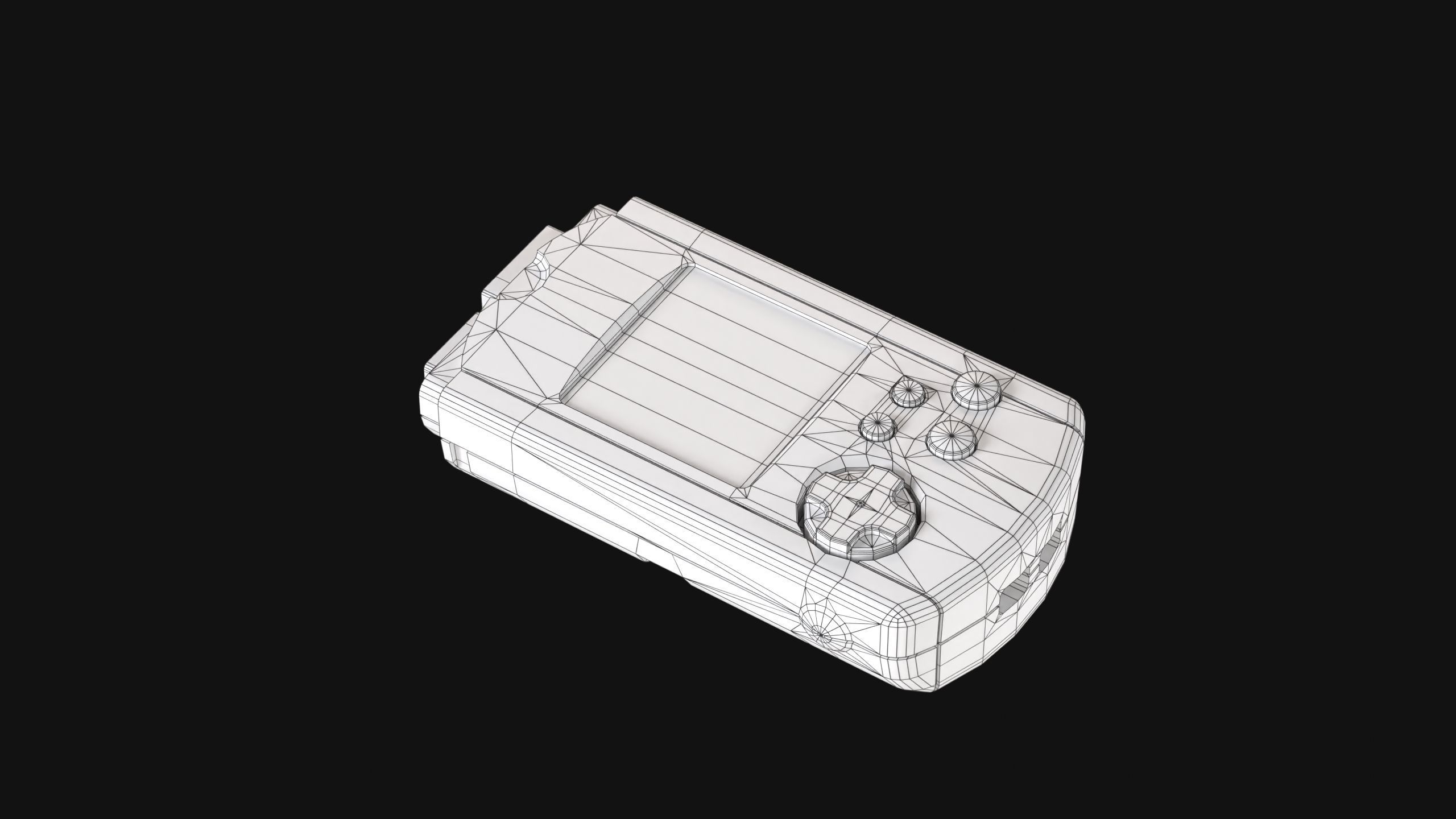 Sega Dreamcast Low-poly 3D model_37