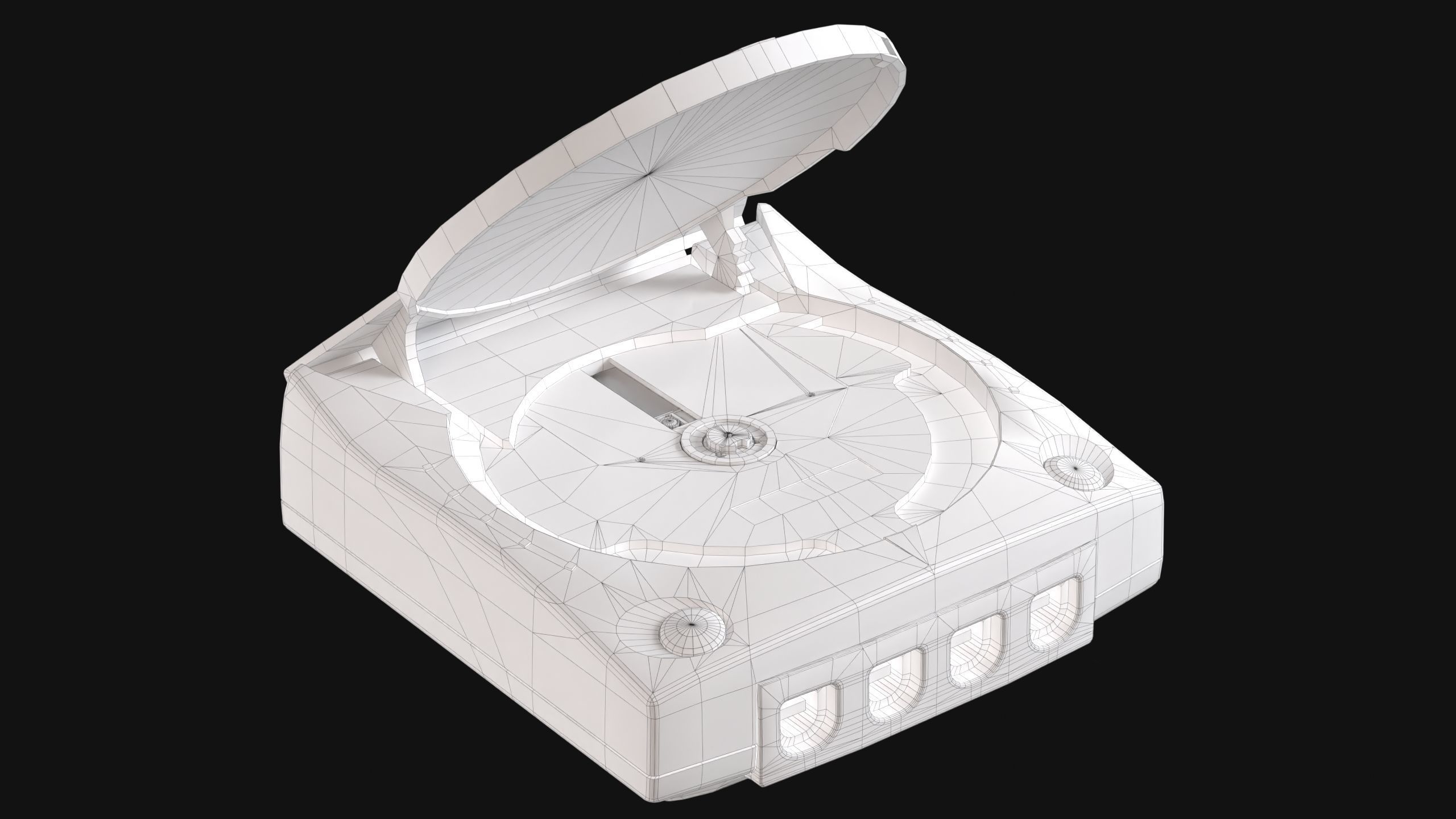 Sega Dreamcast Low-poly 3D model_29