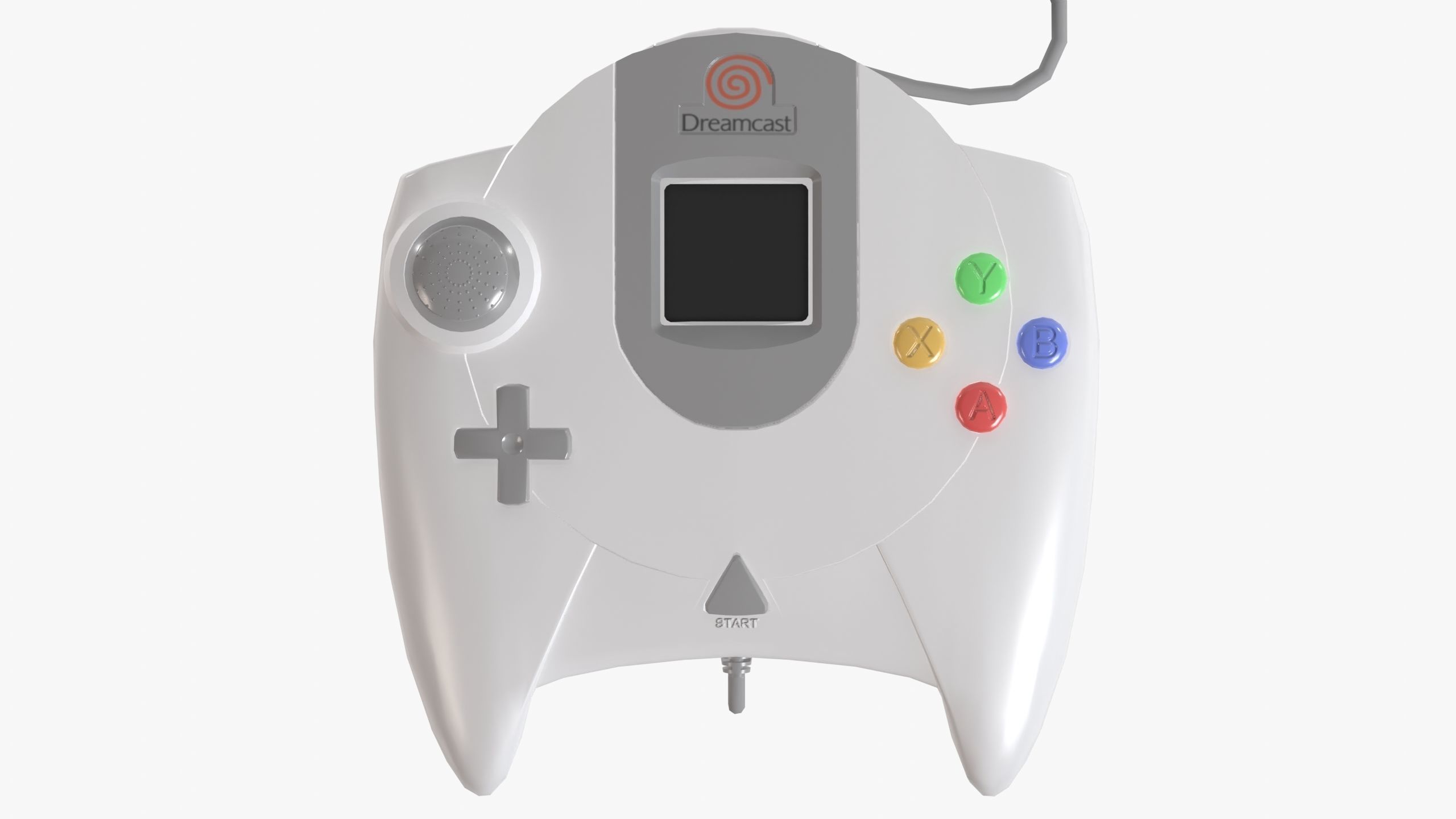 Sega Dreamcast Low-poly 3D model_22