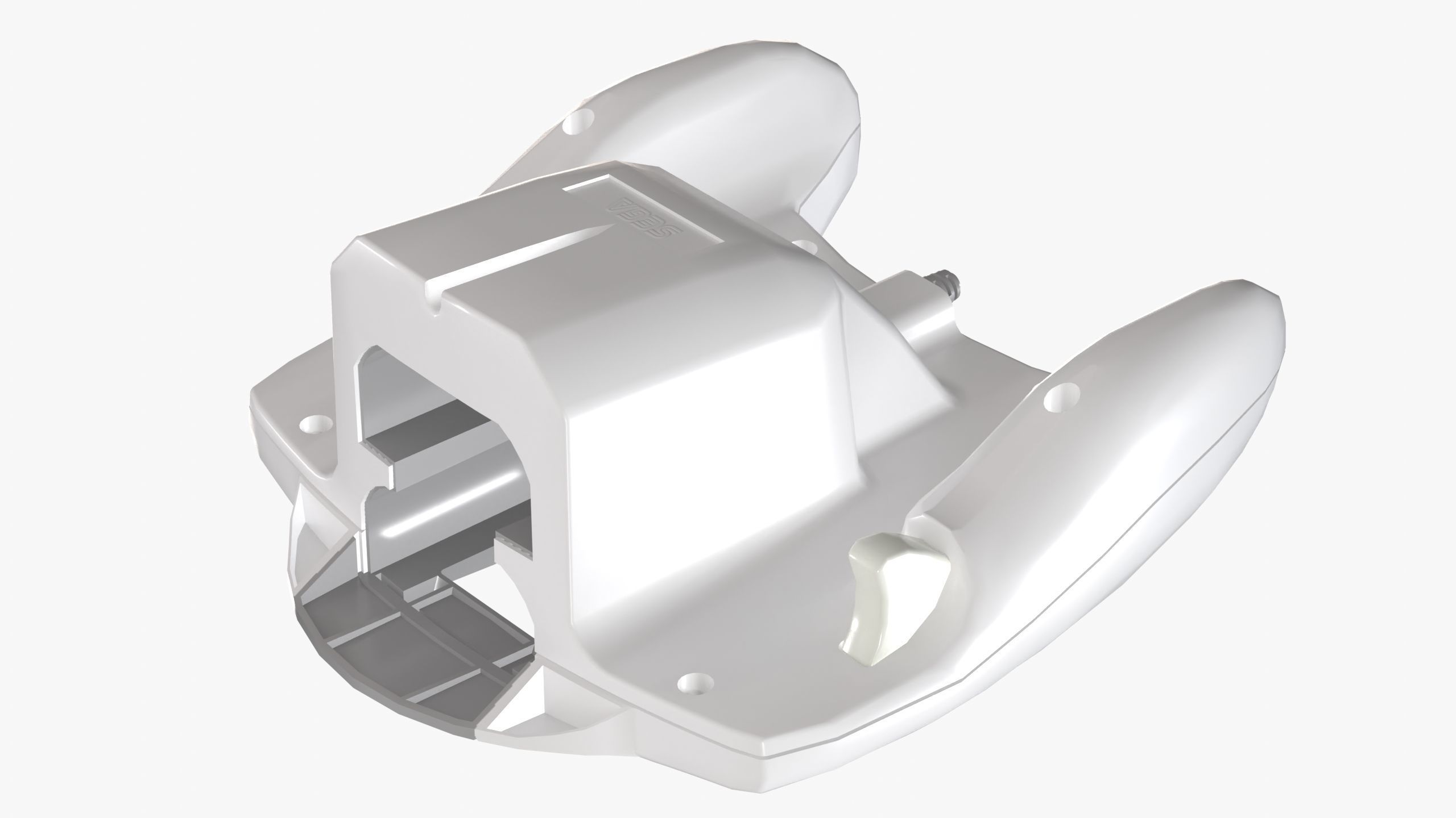 Sega Dreamcast Low-poly 3D model_16