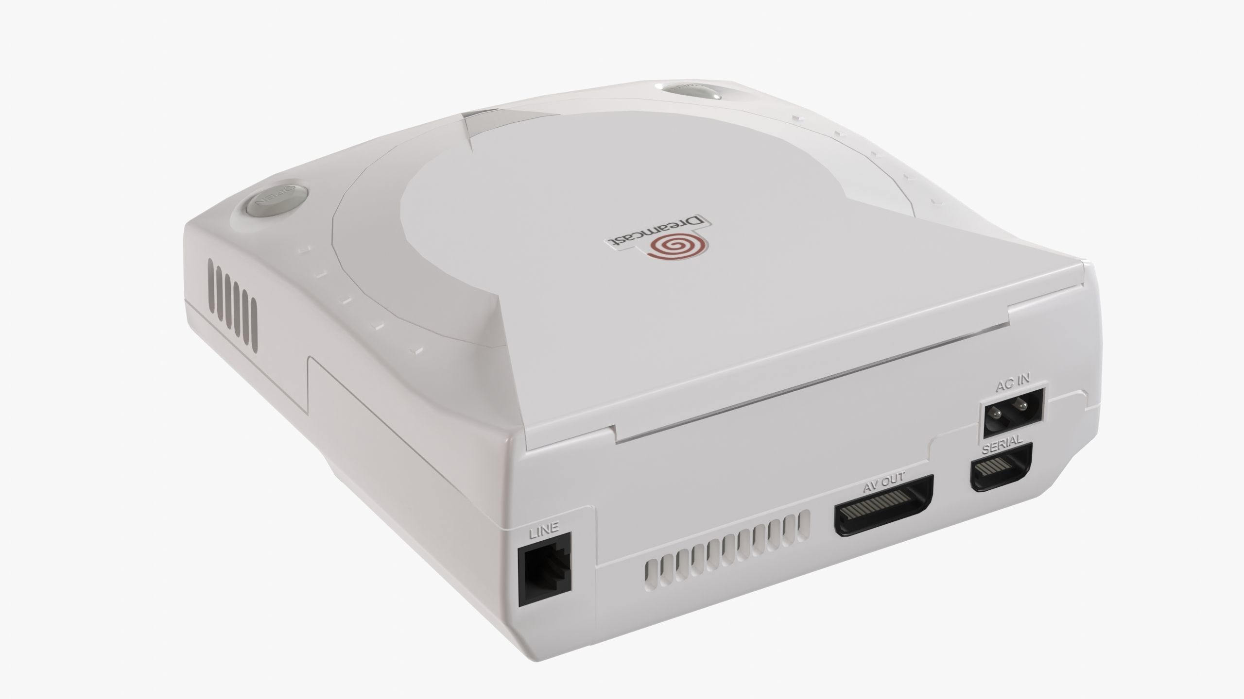 Sega Dreamcast Low-poly 3D model_4