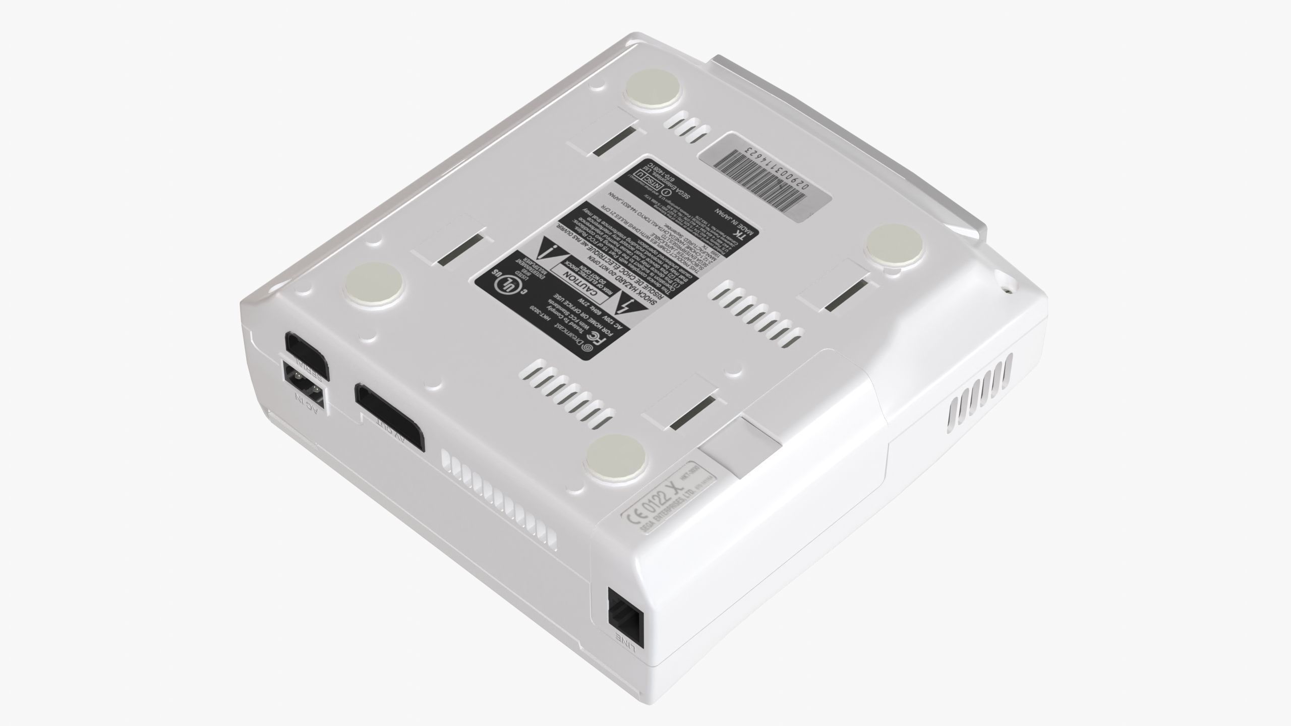 Sega Dreamcast Low-poly 3D model_10