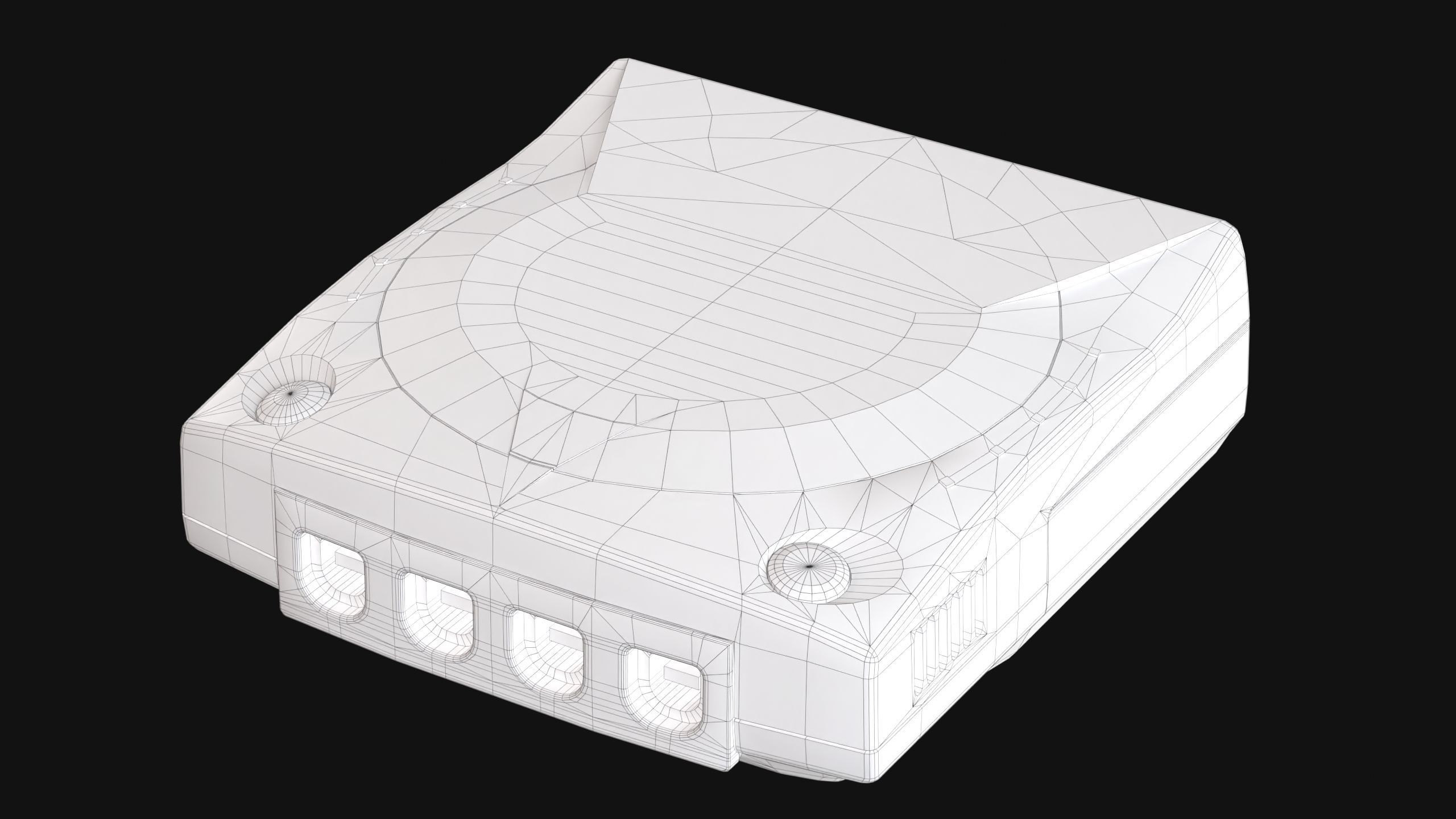 Sega Dreamcast Low-poly 3D model_28
