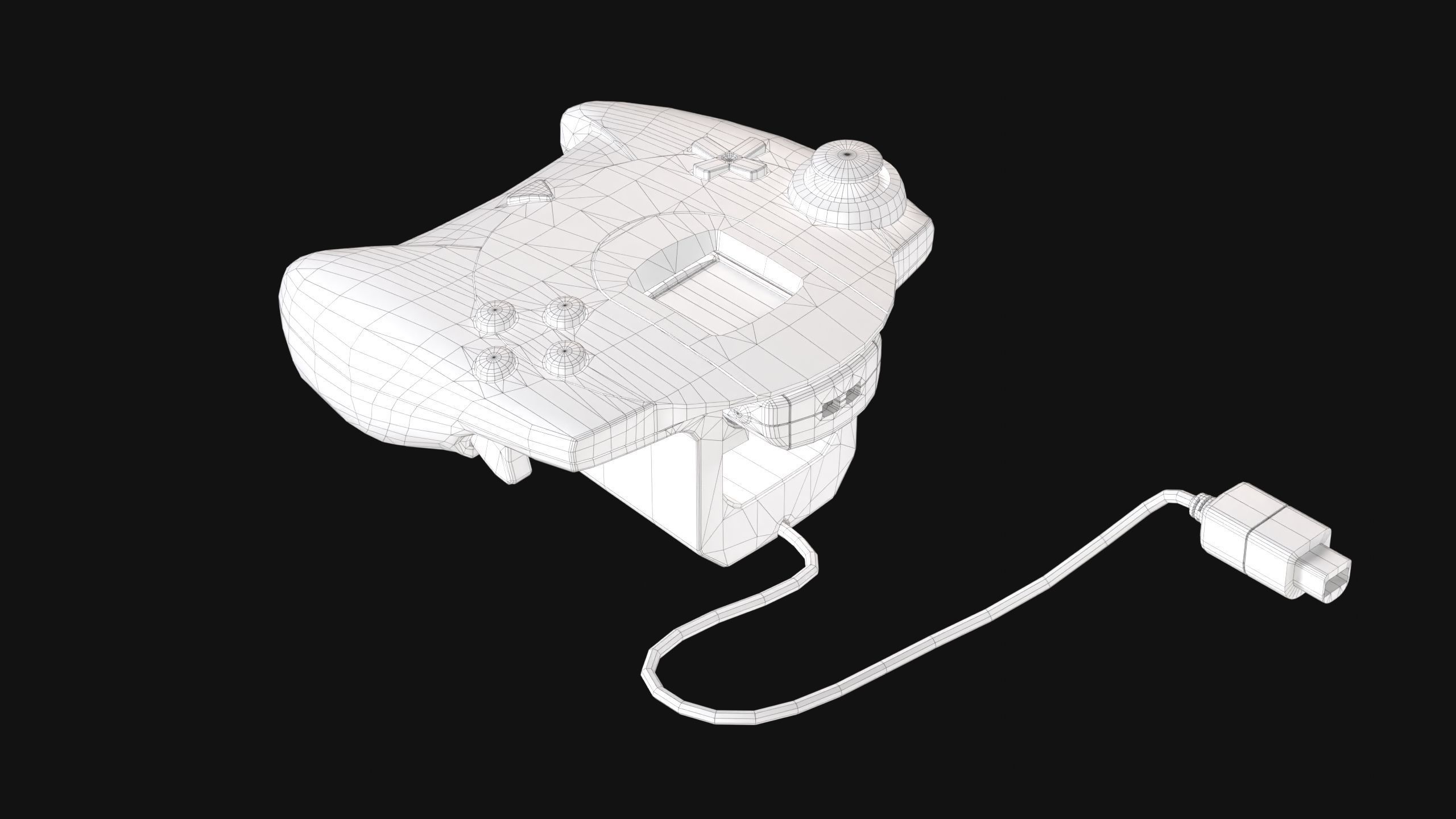 Sega Dreamcast Low-poly 3D model_33