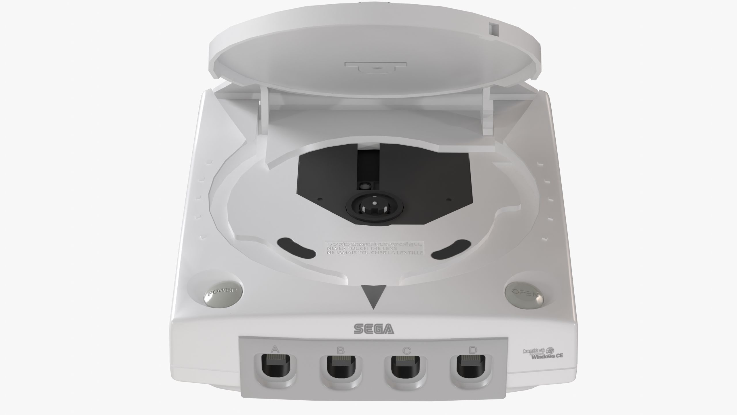 Sega Dreamcast Low-poly 3D model_8
