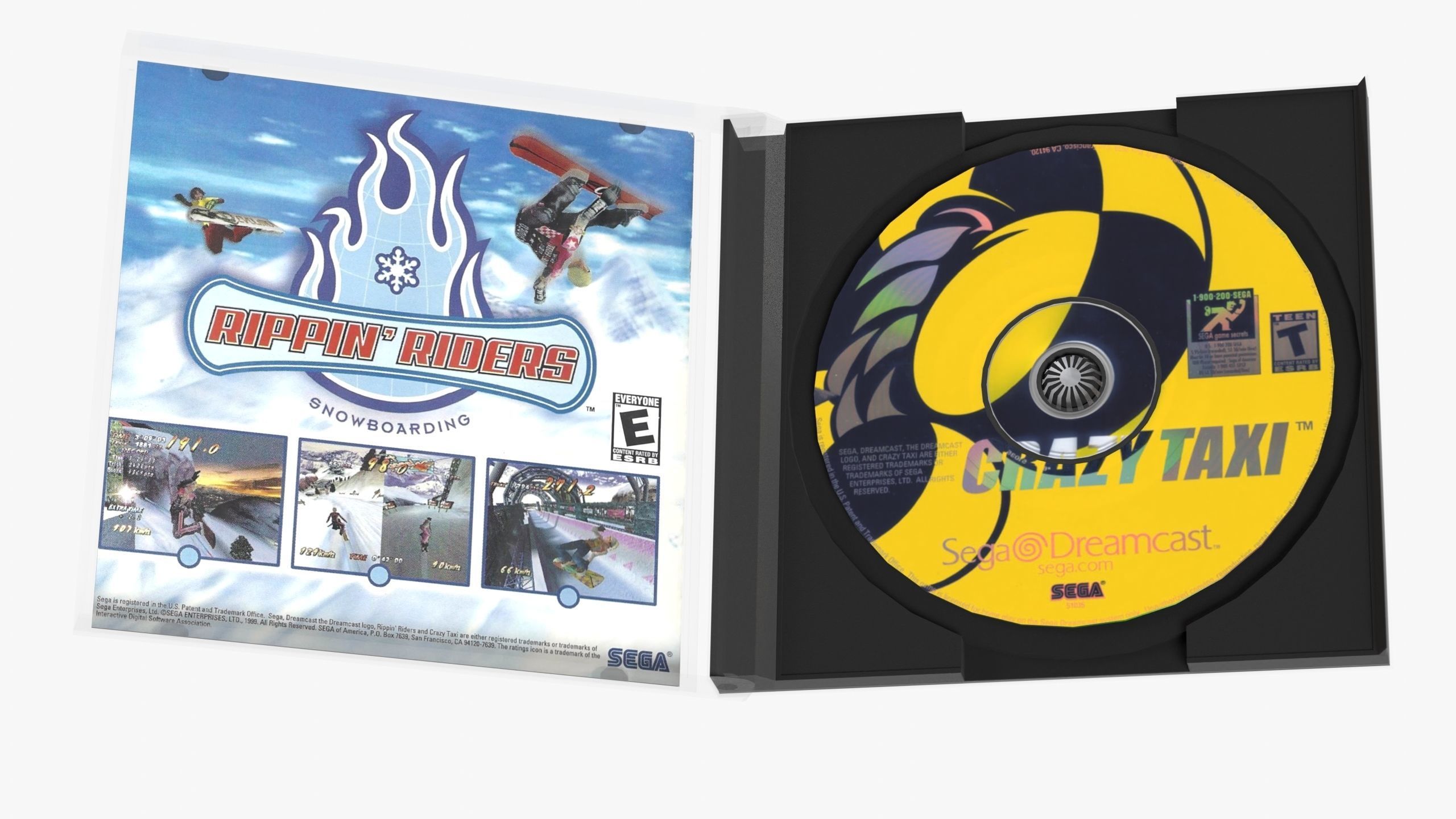 Sega Dreamcast Low-poly 3D model_25