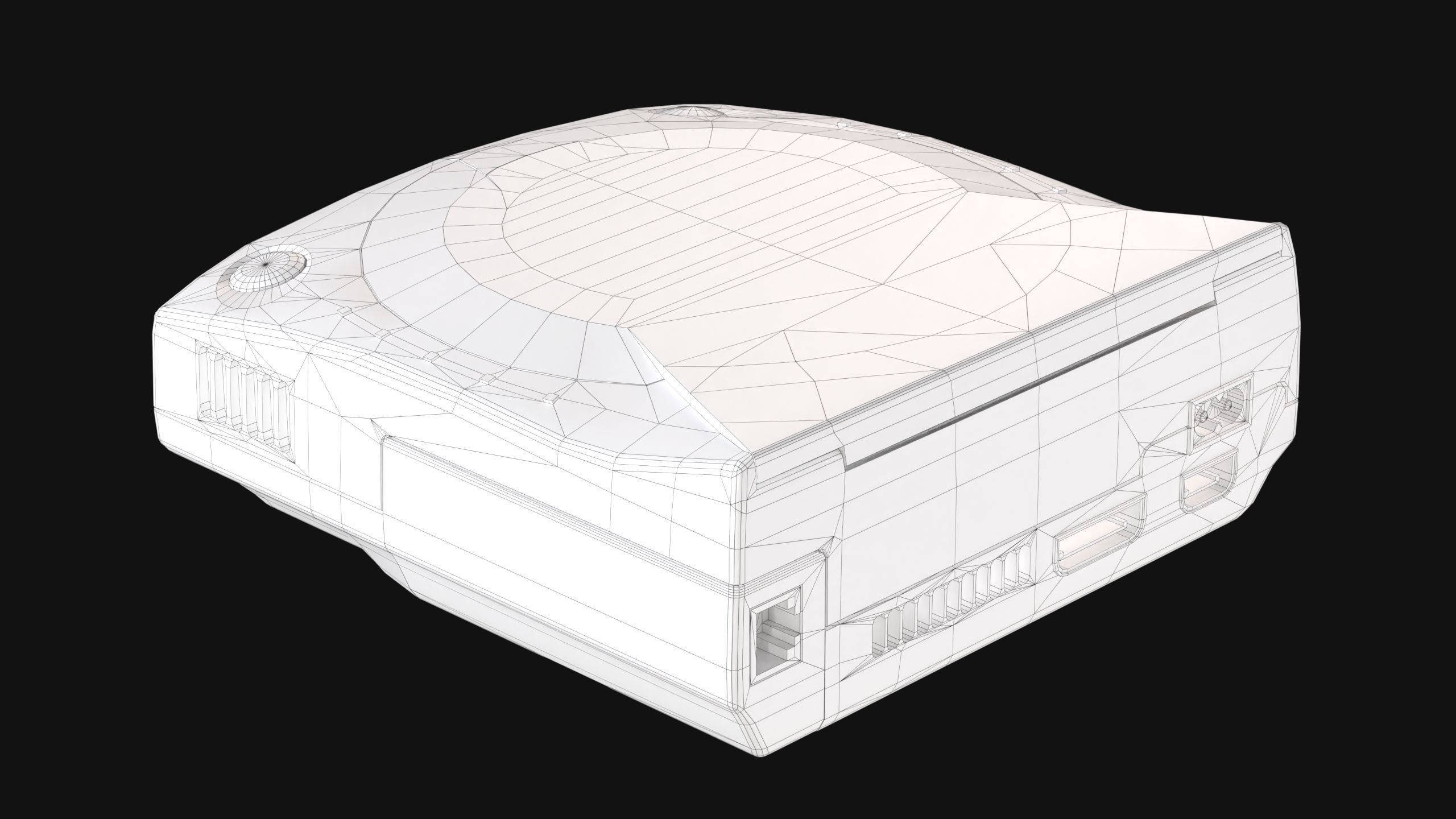 Sega Dreamcast Low-poly 3D model_30