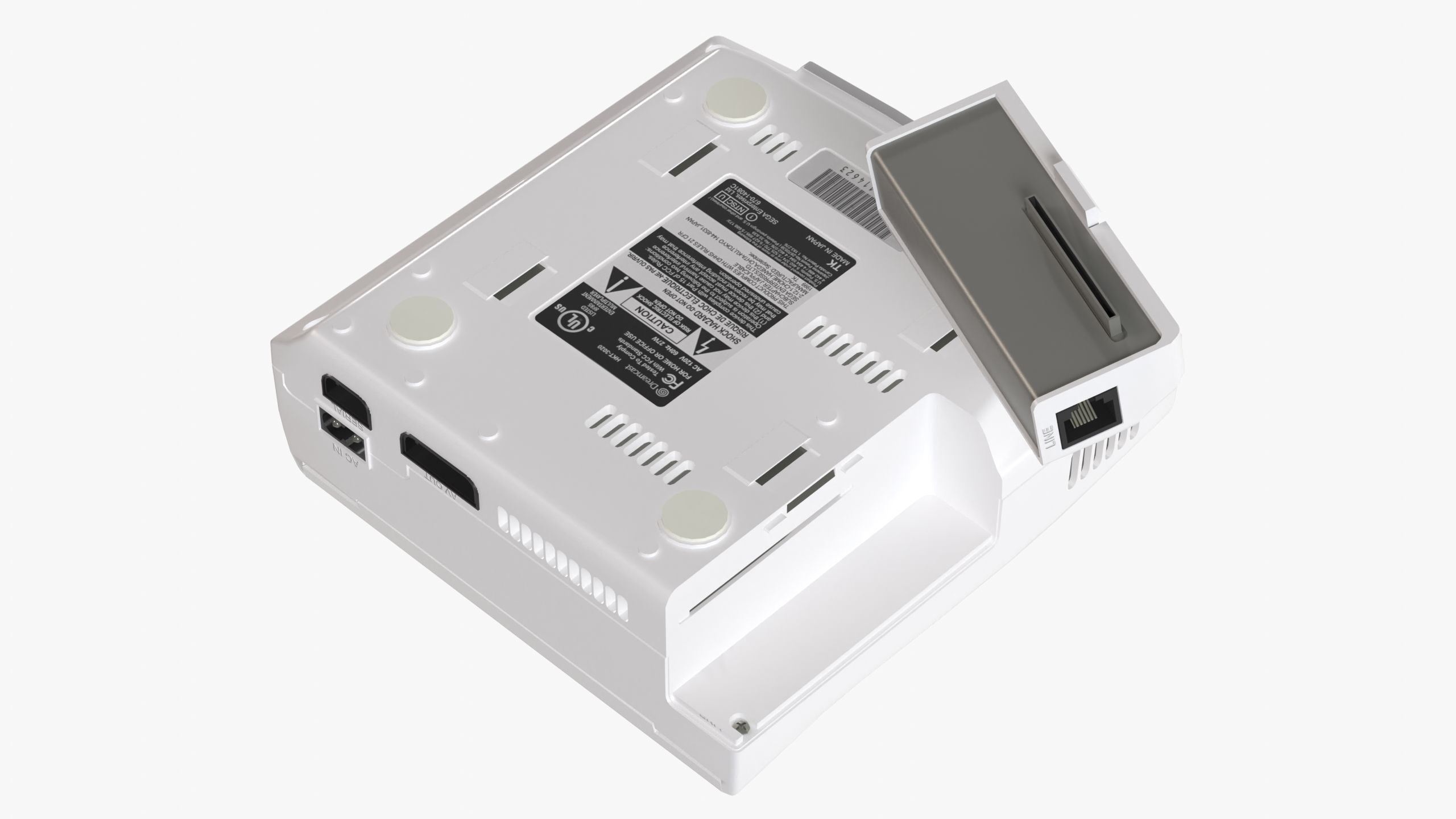 Sega Dreamcast Low-poly 3D model_11