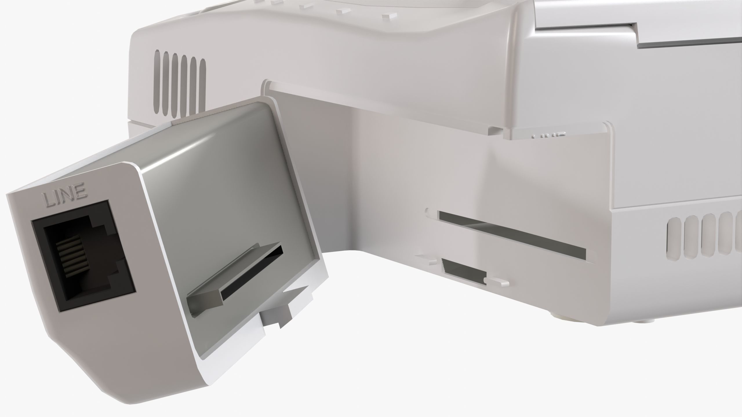 Sega Dreamcast Low-poly 3D model_6