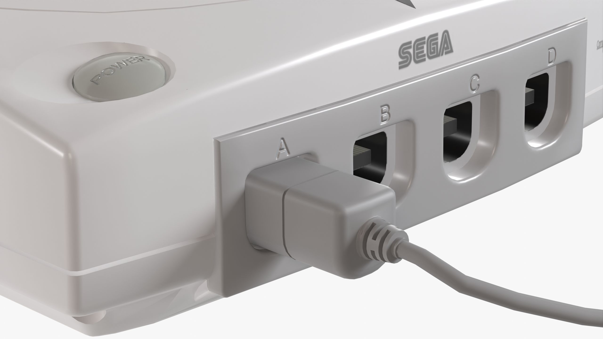 Sega Dreamcast Low-poly 3D model_23