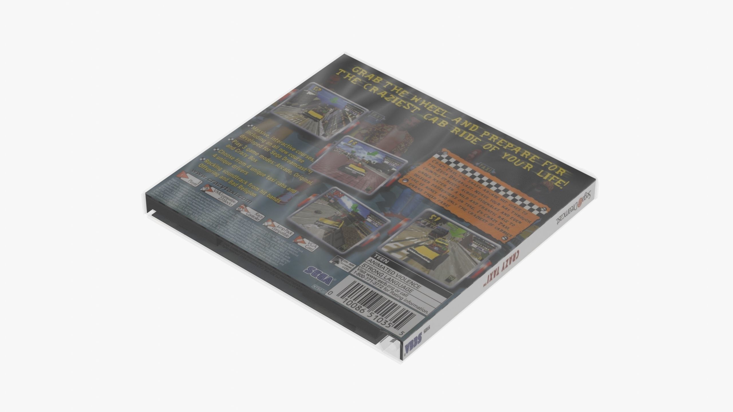 Sega Dreamcast Low-poly 3D model_27