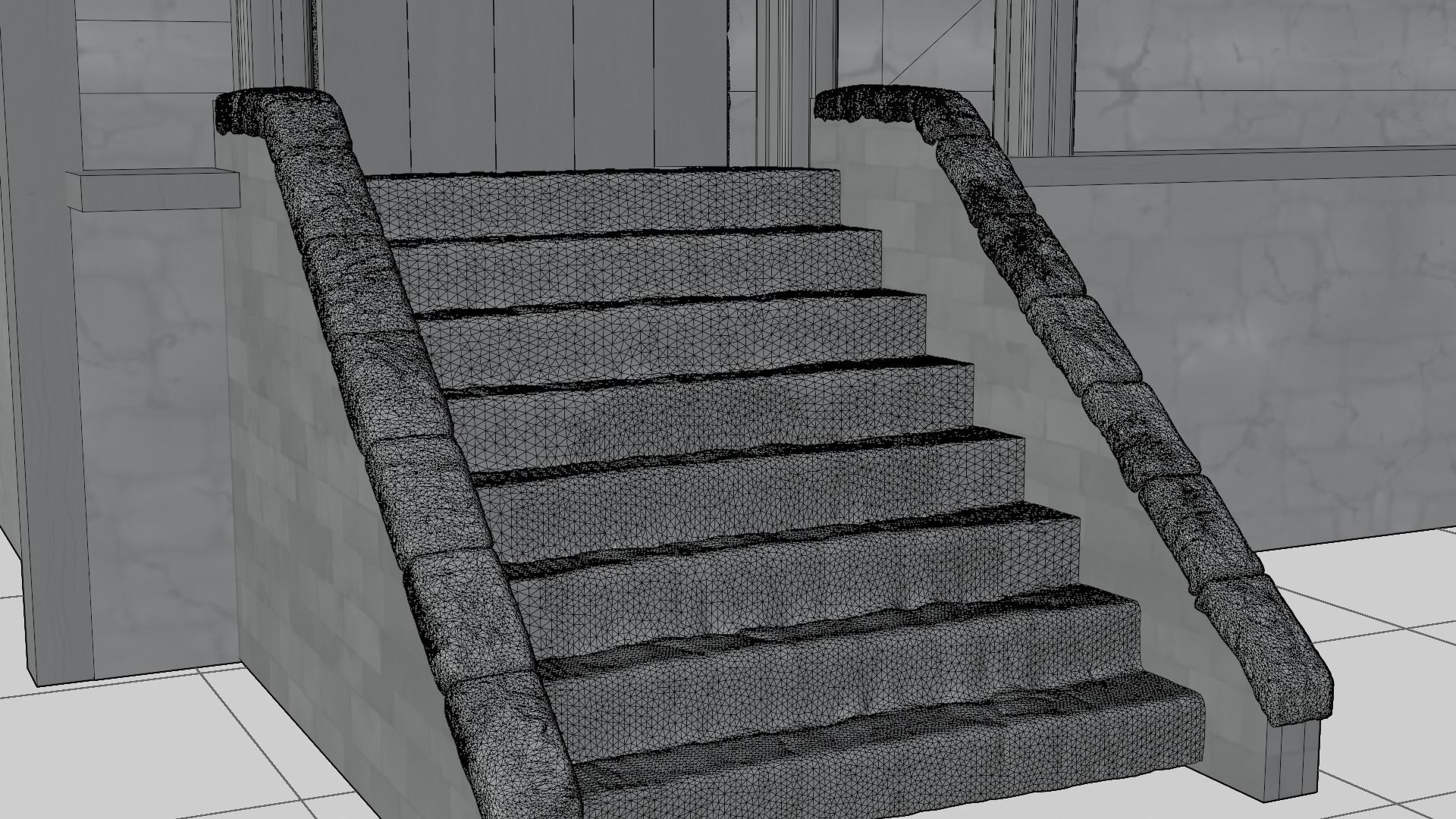 Medieval house  3D model_22