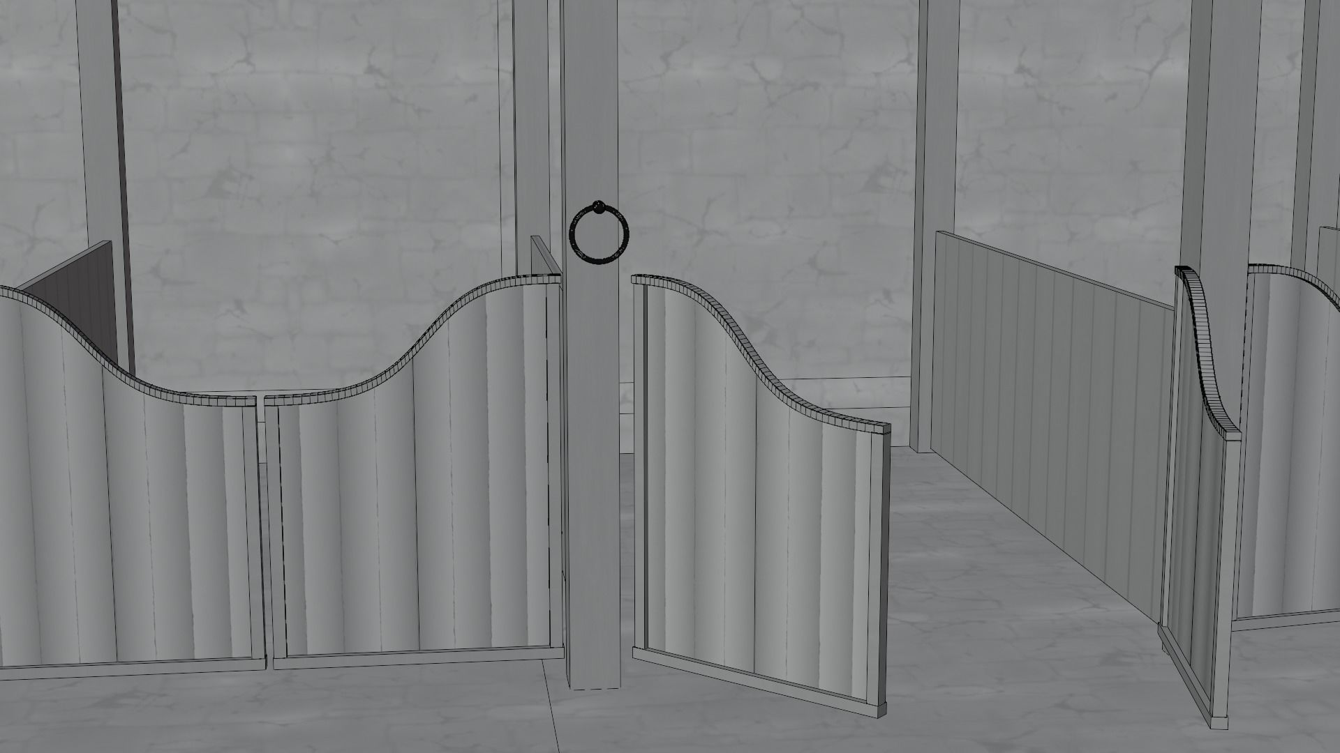 Medieval house  3D model_23