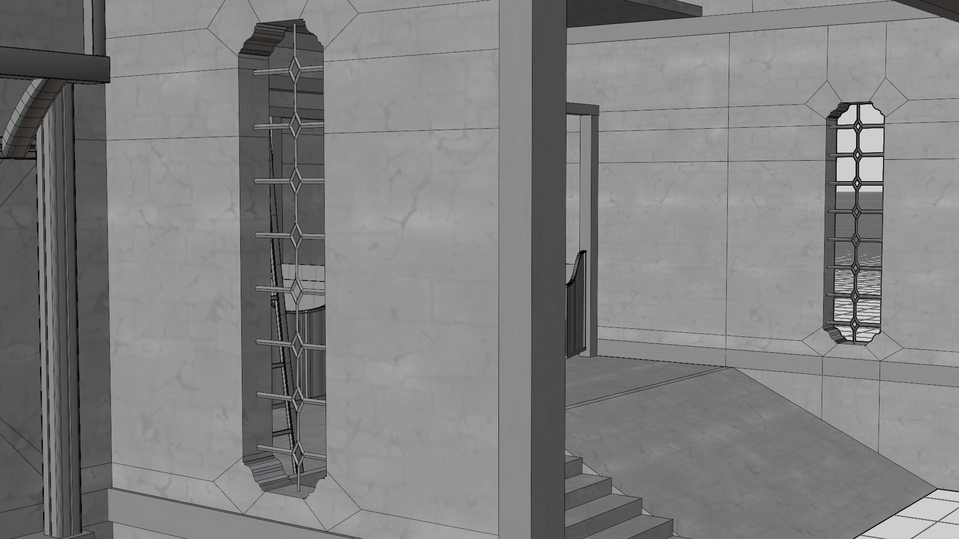 Medieval house  3D model_20