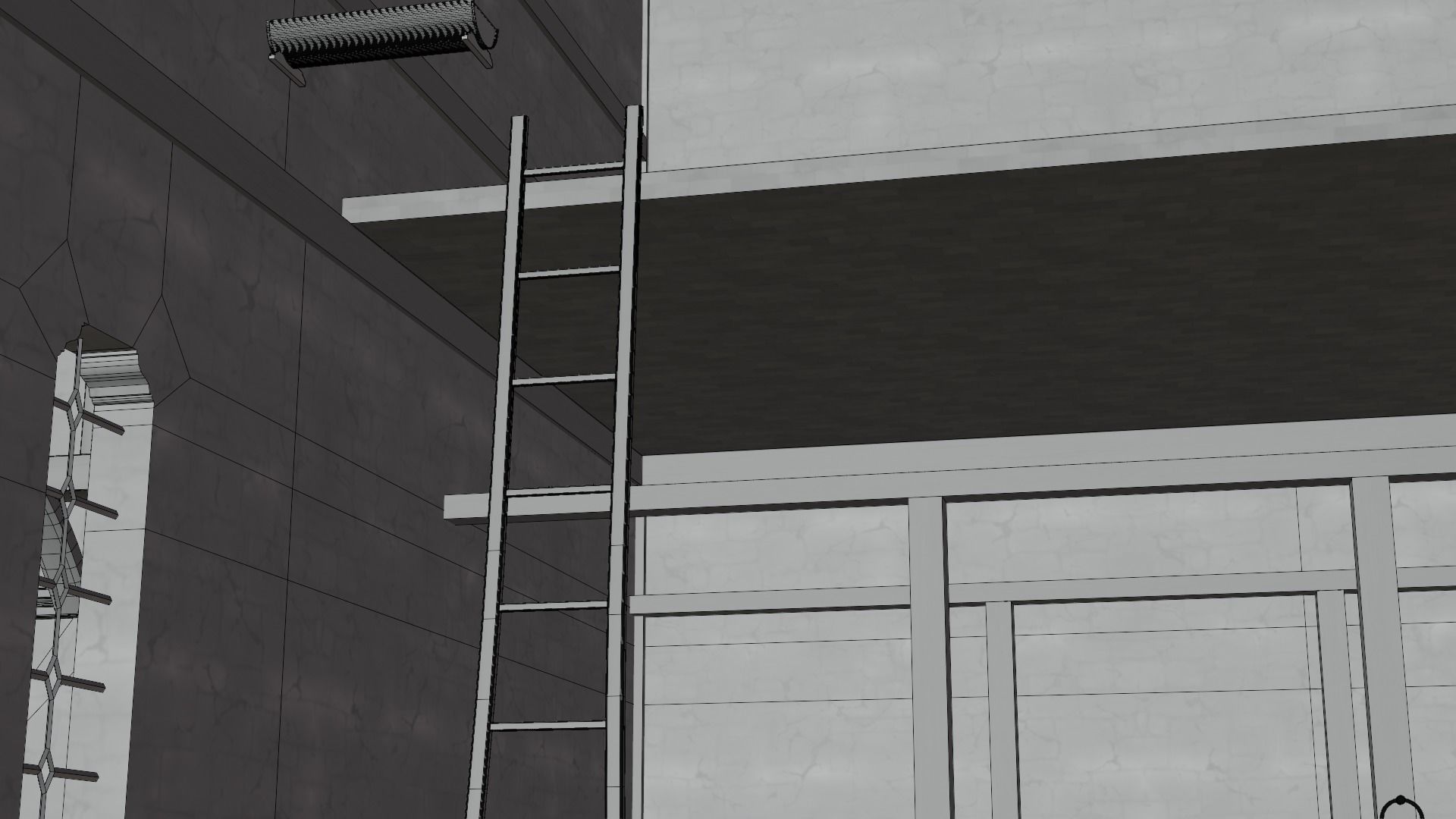 Medieval house  3D model_21