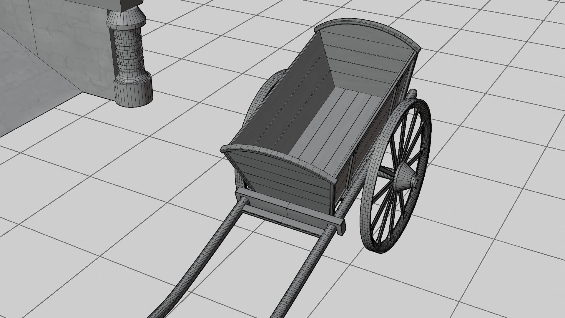 Medieval house  3D model_25