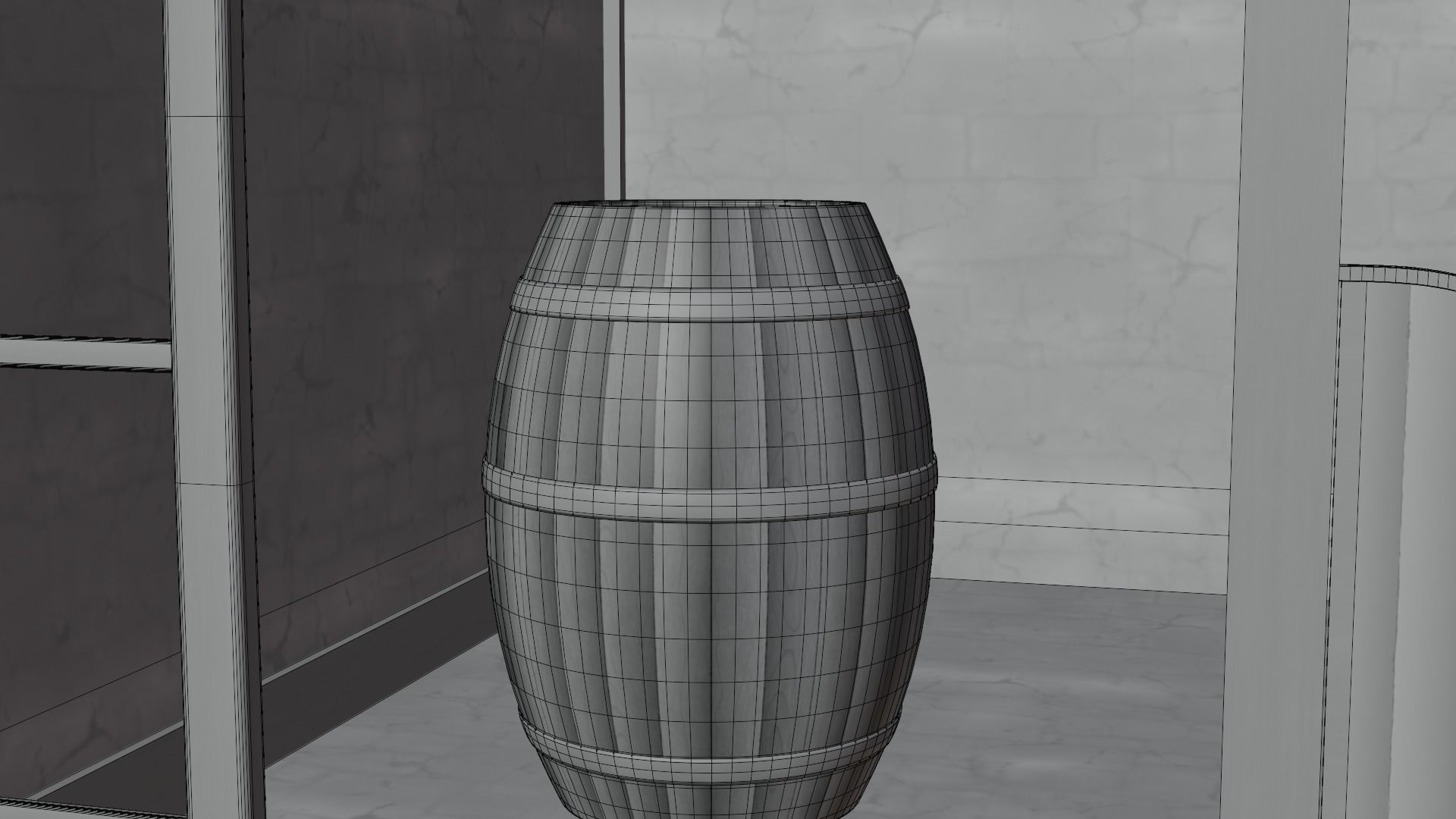 Medieval house  3D model_19