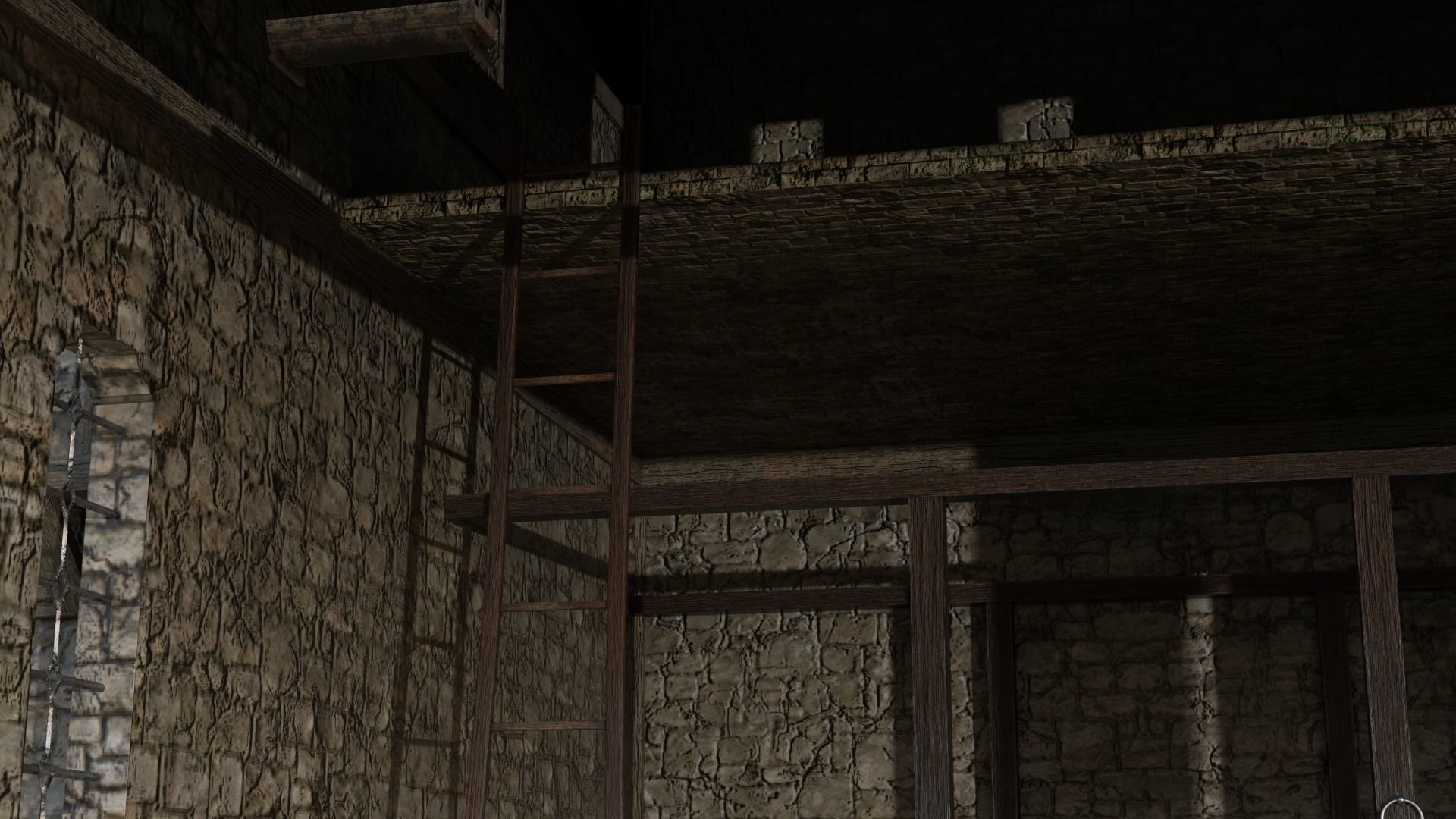 Medieval house  3D model_7