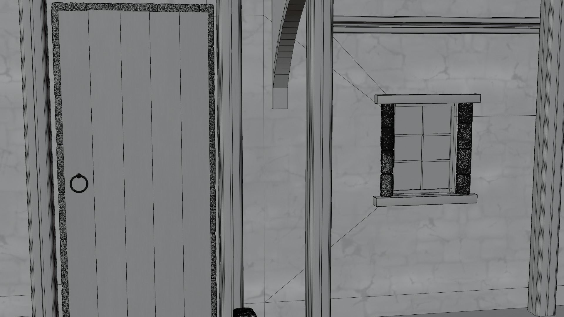 Medieval house  3D model_18