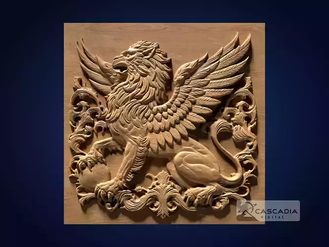 Griffin - CNC Router Carving Casting mythical animal