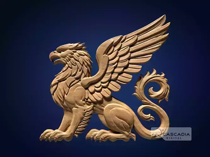 Griffin - CNC Router Carving Casting Fantasy Animal