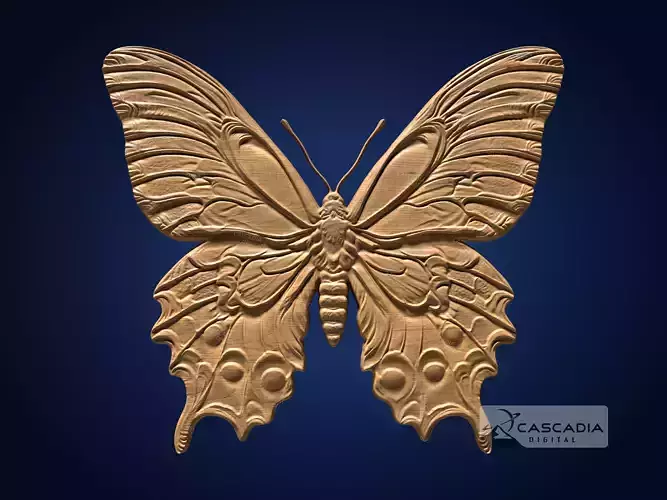 Butterfly - CNC Router Carving Casting animal wildlife