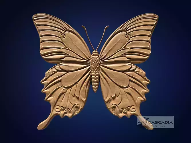 Butterfly - CNC Router Carving Casting animal wildlife