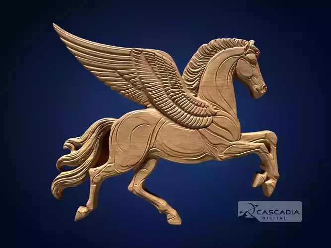 Pegasus - CNC Router Carving Casting animal wildlife