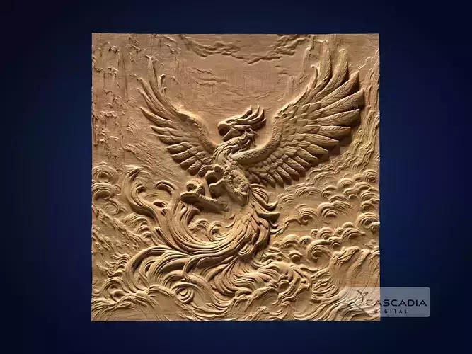 Phoenix Smokey Valley - CNC Router Carving Casting myth