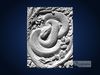 Python Snake In Tree CNC Router Carving Casting Bas Relief 3D model 3D ...