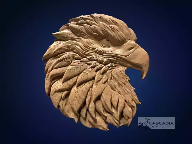 Eagle Head - CNC Router Carving Casting animal